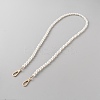 Resin Imitation Pearl Bead Bag Handles DIY-WH0502-17-1
