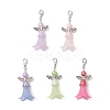 10Pcs 5 Colors Acrylic Pendant Decorations HJEW-JM03627-S-1
