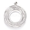 Glass Big Pendants PALLOY-I203-01AS-2