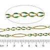304 Stainless Steel Enamel Link Chains CHS-U003-01G-15-2