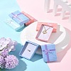 12Pcs 3 Colors Cardboard Paper Necklace Boxes CON-FS0001-18-10