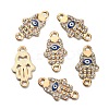 Zinc Alloy Enamel Link Connectors LS-FIND-TAC0011-49KCG-2