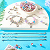 DIY European Bracelete Making Kits DIY-TA0012-17P-8