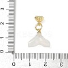 Natural White Agate Charms KK-Z094-04G-03-3
