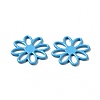 Spray Painted 201 Stainless Steel Filigree Joiners STAS-G304-09C-2