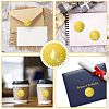34 Sheets Self Adhesive Gold Foil Embossed Stickers DIY-WH0509-063-4