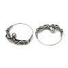 316 Surgical Stainless Steel Hoop Earrings for Women and Men EJEW-D096-22C-AS-2