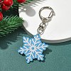 Christmas Theme Acrylic Pendant Decoration HJEW-YW00032-07-1