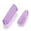 Electroplate Natural Quartz Crystal Beads KK-F757-G01-01-2