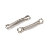 Non-Tarnish 304 Stainless Steel Connector Charms X-STAS-Q323-10P-2