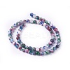 Natural Persian Jade Beads Strands G-E531-C-15-2