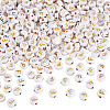 500Pcs Plating Acrylic Beads PACR-TADJ0001-01F-1