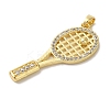 Brass Micro Pave Cubic ZircBrass Micro Pave Cubic Zirconia Pendants X-KK-S391-08G-01-2