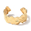 304 Stainless Steel Cuff Bangles for Women BJEW-L719-01A-G-4