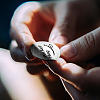 Flat Round Double-Sided Engraved Stainless Steel Commemorative Decision Maker Coin Set AJEW-GL0001-99A-5