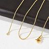 Brass Ball Chain Necklaces LS-MAK-L009-06G-2