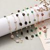Nuggets Natural Gemstone Beaded Necklaces NJEW-JN03188-5