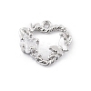 Brass Micro Pave Cubic Zirconia Pendants KK-K371-41B-P-1