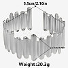 304 Stainless Steel Cuff Bangles for Women XQ5887-1-1