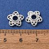 Tibetan Style Alloy Bead Caps K0P34022-2