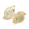 PVD Vacuum Plating 304 Stainless Steel Stud Earrings for Women EJEW-C120-03G-2