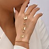 Alloy Rhinestone Link Bracelets FS-WG01CCF-02-1