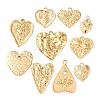 10Pcs 304 Stainless Steel Pendants STAS-P432-10G-1