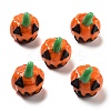 Halloween Theme Handmade Lampwork Beads Strands LAMP-A004-04-2