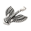 304 Stainless Steel Pendants LS-STAS-Z045-02B-AS-2
