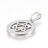 Tarnish Resistant 304 Stainless Steel Pendants LS-STAS-F106-23P-2