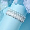 7Pcs 7 Styles Galss Stretch Bracelets BJEW-JB10384-3