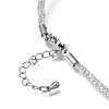 3.5MM Polyester Metallic Cord Braided Cord Necklace Making FB-CBAA152-01P-11-2