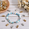 100Pcs 2 Colors Tibetan Style Alloy European Beads TIBEB-SP0001-02-4