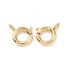 Brass Spring Ring Clasps KK-G435-24G-1