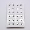 Cubic Zirconia Ear Studs STAS-E051-3H-2