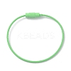 Baking Paint Stainless Steel Cable Wire Keychain AJEW-WH0413-15Q-1