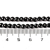 Natural Black Spinel Beads Strands G-F770-B01-01-5