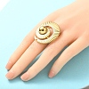 304 Stainless Steel Cuff Rings RJEW-E437-01G-02-1