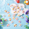 50Pcs 5 Colors Opaque Resin Cabochons RESI-TA0004-93-6
