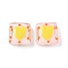 Handmade Lampwork Enamel Beads LAMP-G147-02C-1