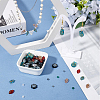 230Pcs 7 Styles Opaque Acrylic Beads OACR-SC0001-51-4