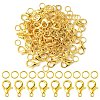 50Pcs Zinc Alloy Lobster Claw Clasps FIND-YW0003-95-1