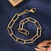 304 Stainless Steel Paperclip Chains STAS-I146-01G-3