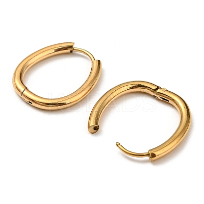 Ion Plating(IP) Stainless Steel Hoop Earrings EJEW-P232-02G-1