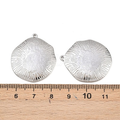 304 Stainless Steel Pendants STAS-P424-03P-1