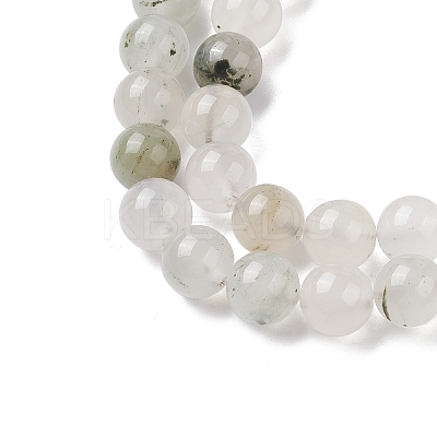 Natural Tianshan Cui Quartzite Beads Strands G-C102-B02-02-1