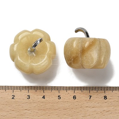 Natural Topaz Jade Bell Pepper Figurines G-Q190-02P-06-1