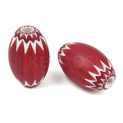 Handmade Millefiori Glass Beads GL-CBAAE72-01B-02-1