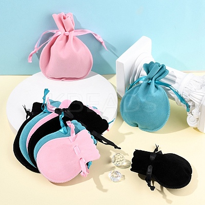 15Pcs 3 Styles Double Sided Velvet Bags TP-YW0001-07A-1