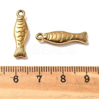 304 Stainless Steel Pendants STAS-D373-01G-1